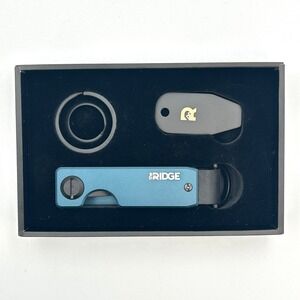 The Ridge KeyCase Aluminum Alpine Navy Blue R153 Key Organizer EDC‎ Gift New